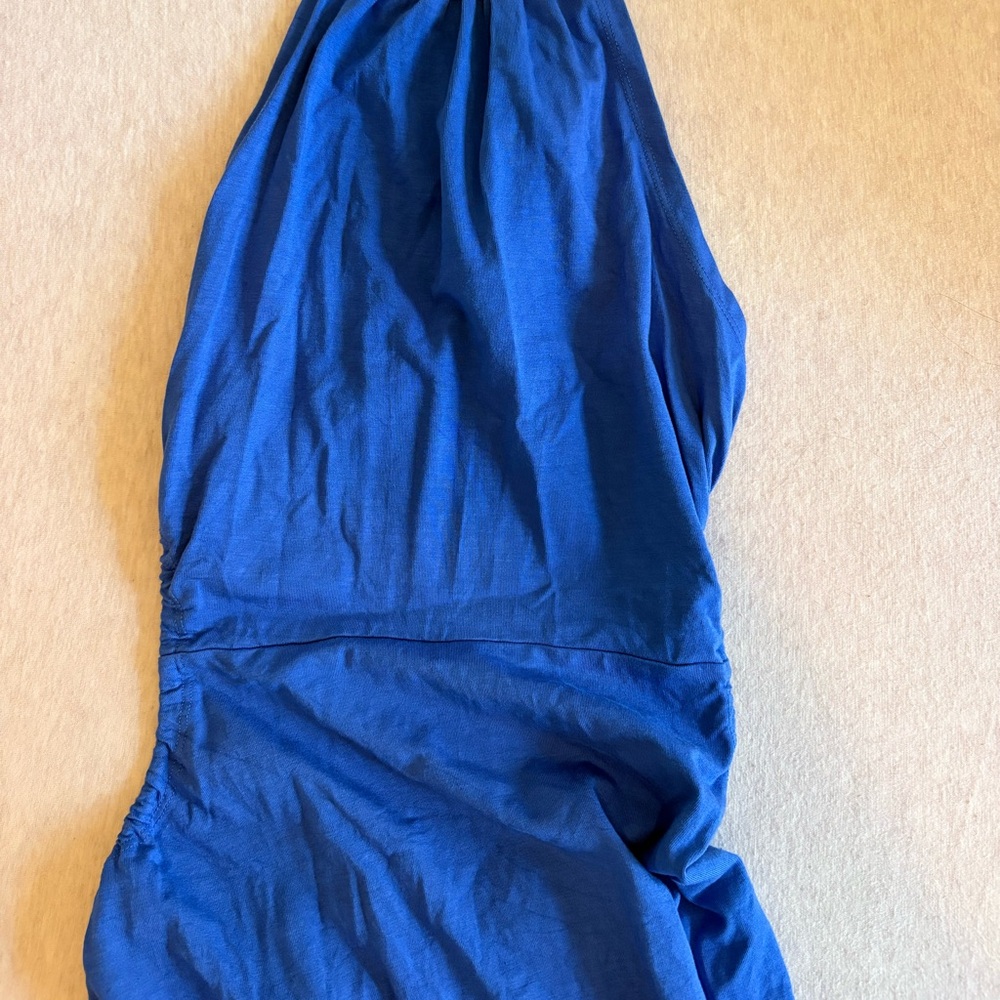 Blue Halter Dress